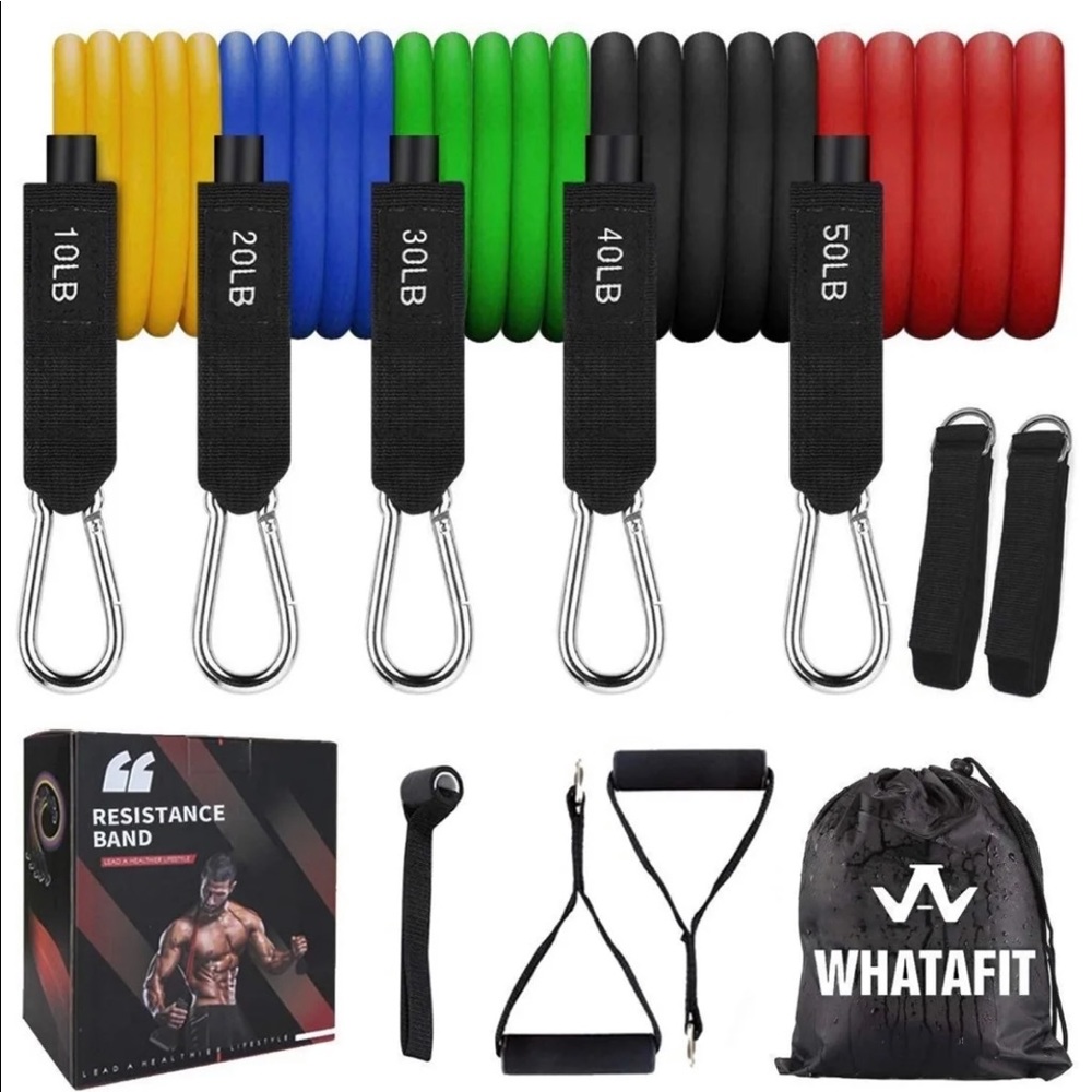 Home gym equipment: 11Pcs Resistance Bands New